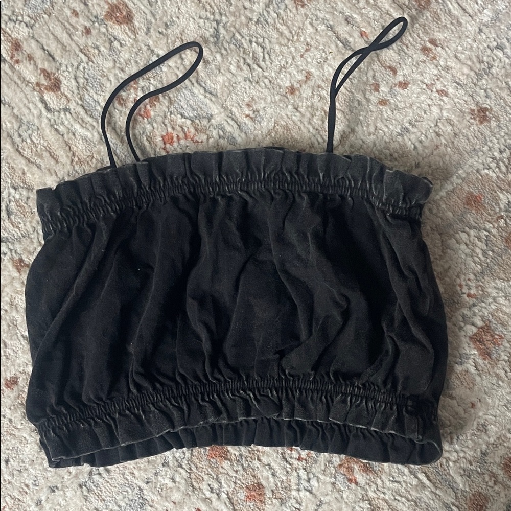 Forever 21 Black Crop Top
